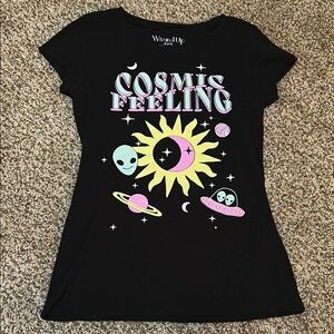 Black Cosmic Feeling Women's Top